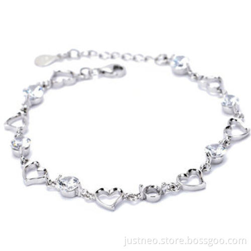 Fashion jewelry, 925 sterling silver bracelet jewelries